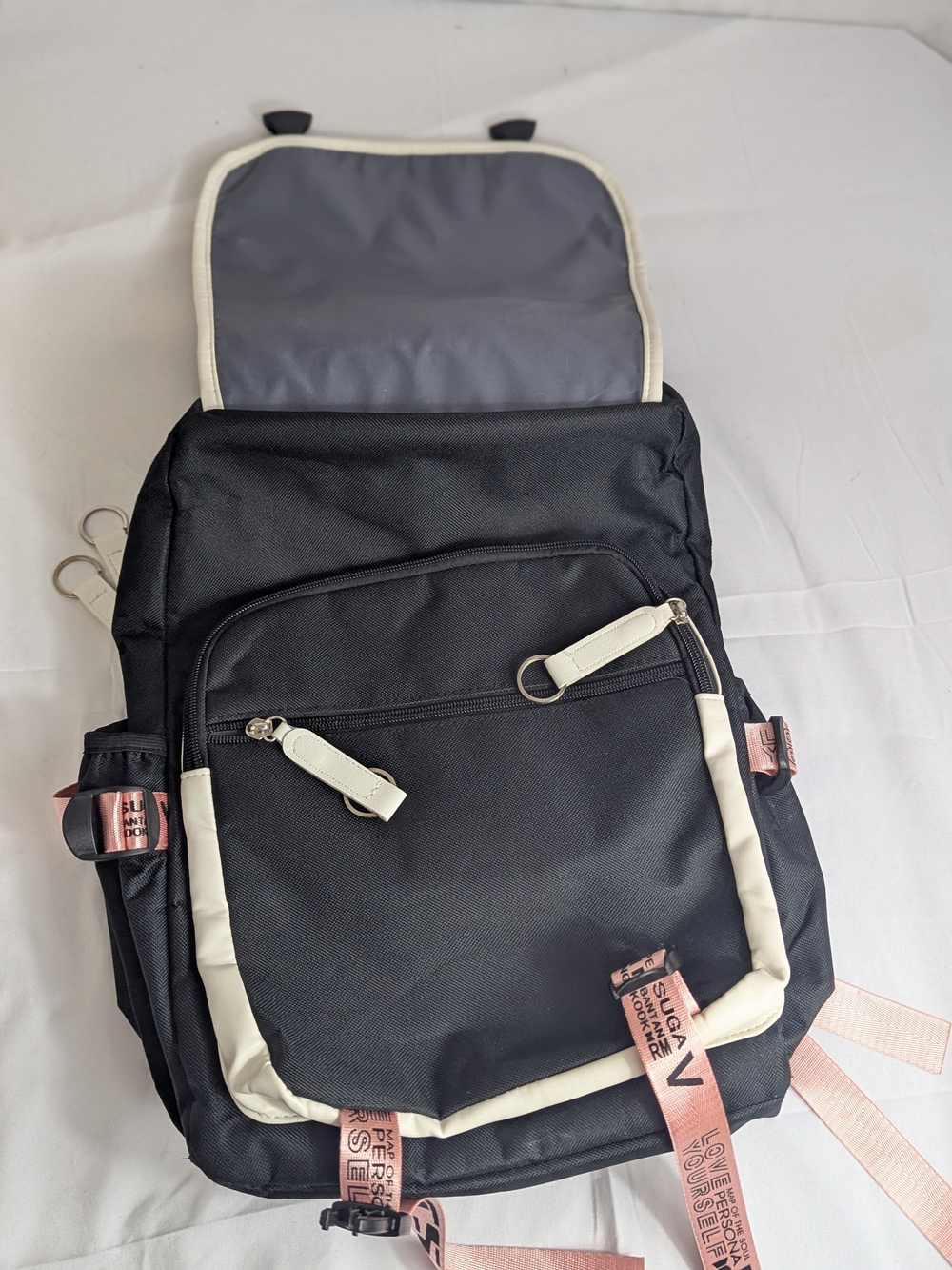 BTS Black & Pink Backpack Unisex - Picture 6 of 11